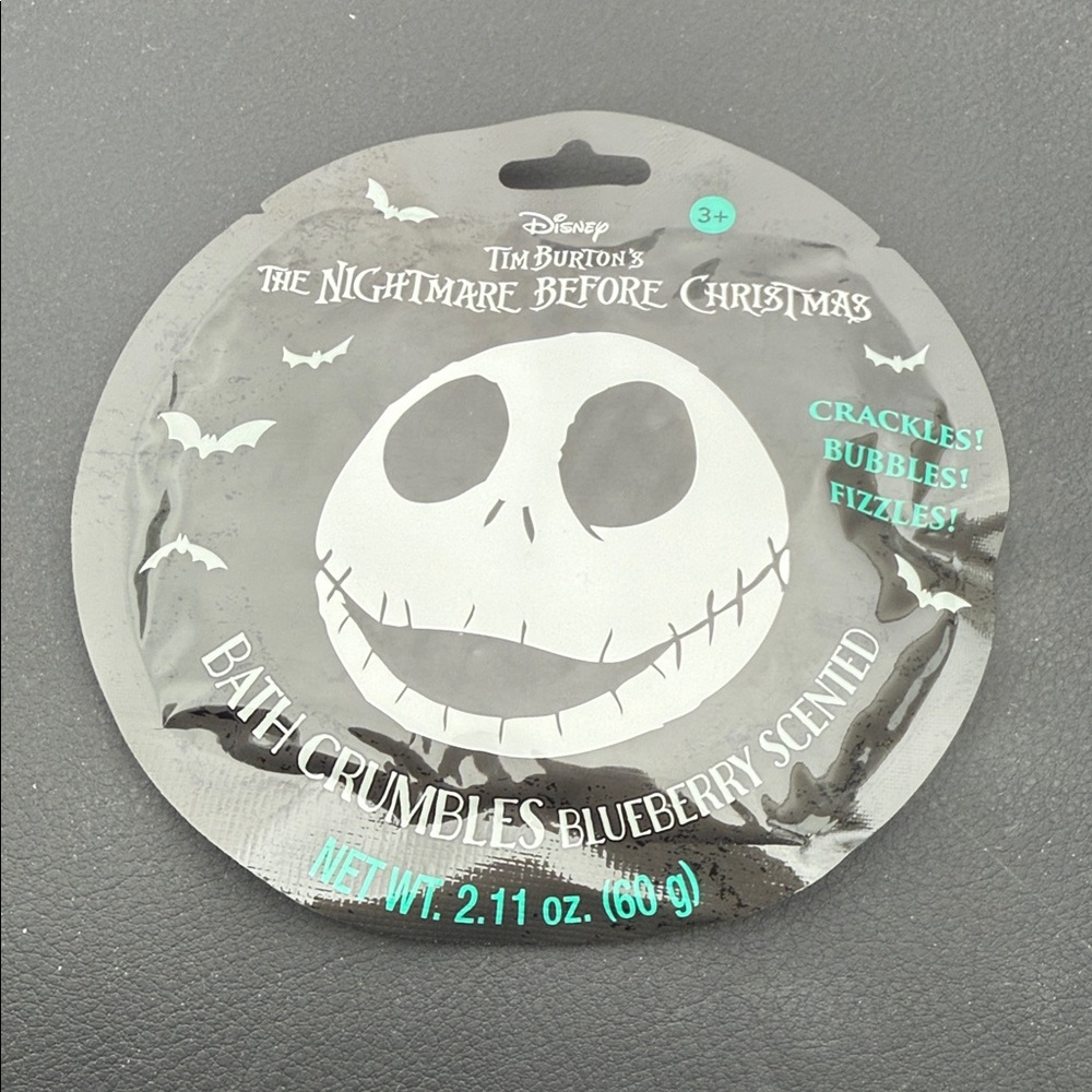 Disney Tim Burton's Nightmare Before Christmas Bath Crumbles - Black and White